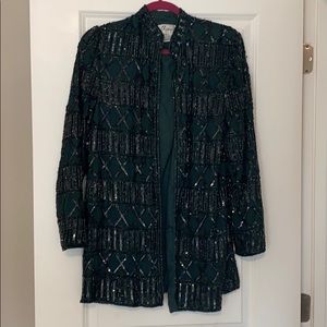 Vintage Beaded Tunic / Blazer